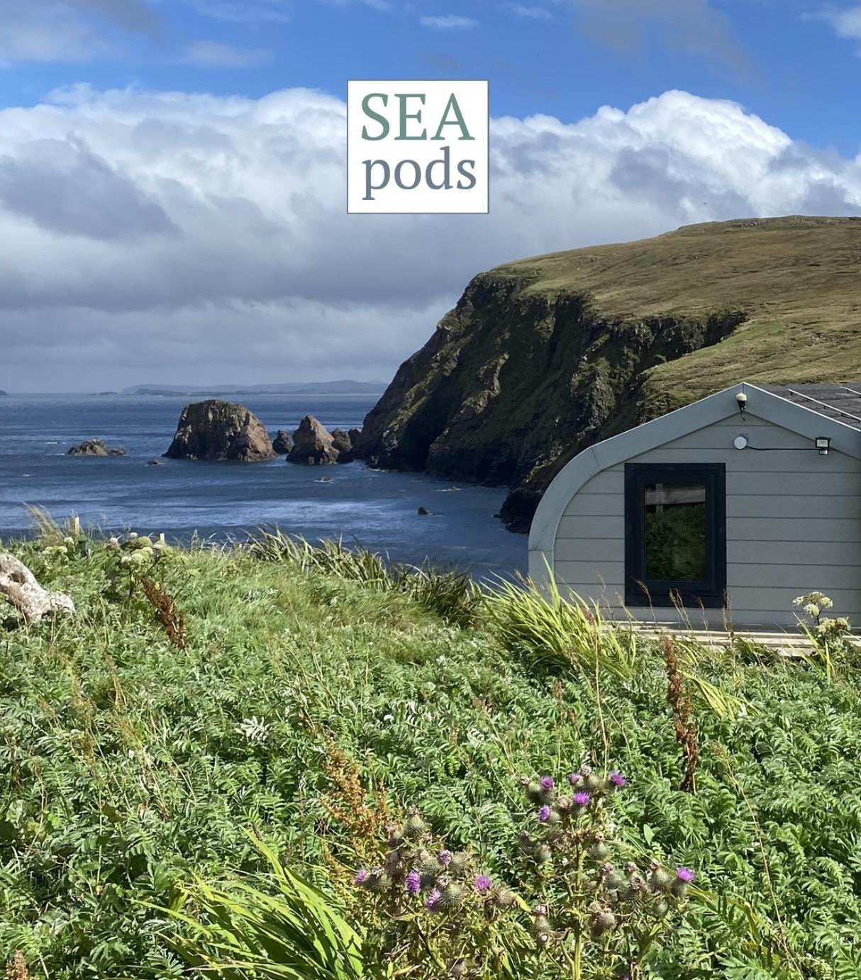 Seapods - Isle Of Lewis - Luxury En-Suite Pods On The Edge Of The Atlantic Ocean Aird Uig Екстериор снимка